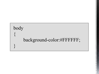 body
{
       background-color:#FFFFFF;
}
 