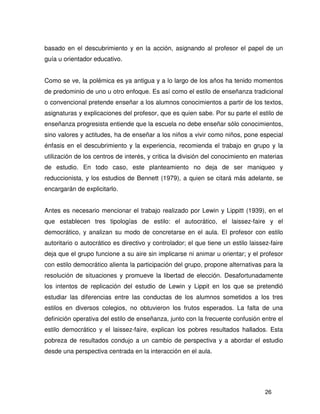 Estilo de enseñanza y modelos pedagógicos | PDF
