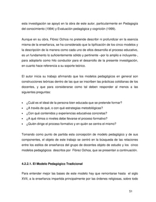 Estilo de enseñanza y modelos pedagógicos | PDF