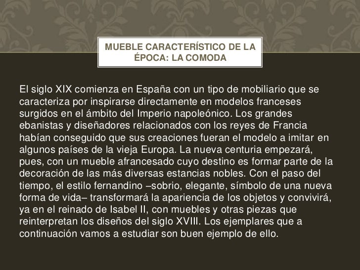 Mueble Estilo Fernandino