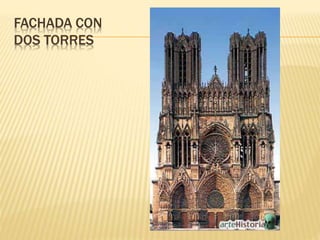 FACHADA CON
DOS TORRES
 