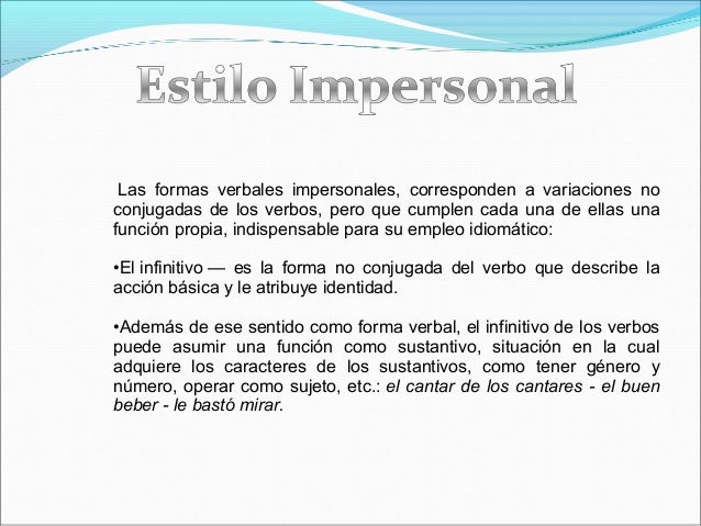 Etimología de impersonal – PZGI