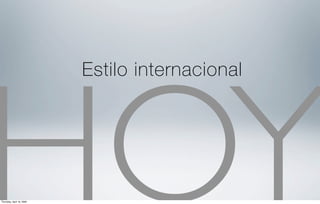 Estilo Internacional