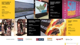 W W W . E S T I L O P R I N T. C O M . B R 6
ALGUNS CLIENTES
CATEGORIAS:
Projetos Especiais, Promocional
CLIENTE:
Ria Comunicação
MATERIAIS UTILIZADOS:
MDF 10mm
LOCAL:
Loja Centauro
MOSTRUÁRIO – CAMPANHA
TECHFIT ADIDAS
CATEGORIAS:
Projetos Especiais
CLIENTE:
JotaCOM
MATERIAIS UTILIZADOS:
Metalon em lona fosca 440g/
Adesivo removível
LOCAL:
Taubaté
OUTDOOR E PAINEL DE
VIDRO – CAMPANHA
CYRELA LANDSCAPE
CATEGORIAS:
Eventos
CLIENTE:
Front 360
MATERIAIS UTILIZADOS:
Estrutura de metalon com lona
PEÇA:
Café de La Musique Guarujá
BACKDROP – CAMPANHA
CARNAVAL CAFÉ DE LA
MUSIQUE
CATEGORIAS:
Promocional
CLIENTE:
Mcgarrybowen Brasil
MATERIAIS UTILIZADOS:
PS + adesivo lâminado
PEÇA:
Testeira
TESTEIRA – CAMPANHA
ADIDAS
 