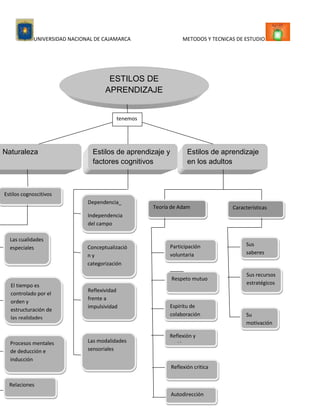 Estilos de aprendizaje.