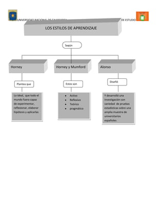 Estilos de aprendizaje.