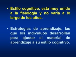 Estilos de aprendizaje (D. Gallego y C. Alonso) | PDF