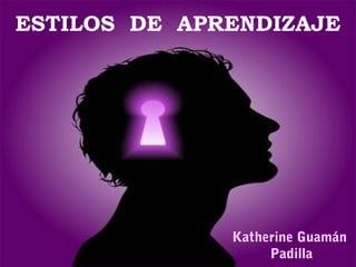 ESTILOS DE APRENDIZAJE




              Katherine Guamán
                   Padilla
 