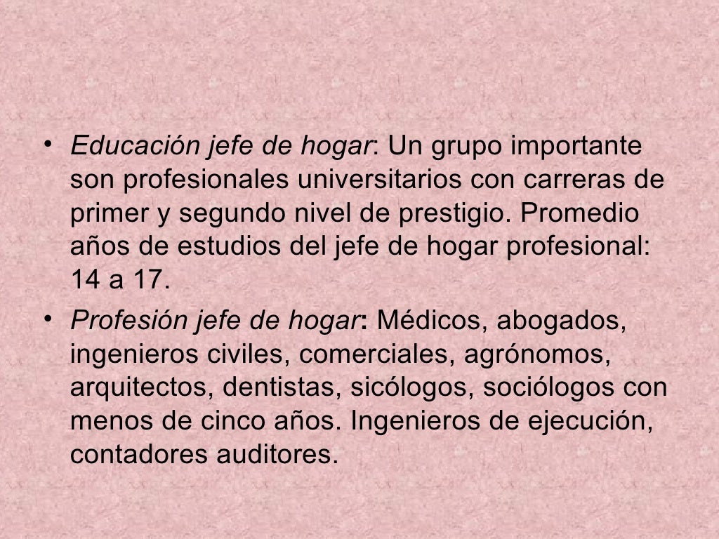 de vida de la clase social media de vida de la clase social media