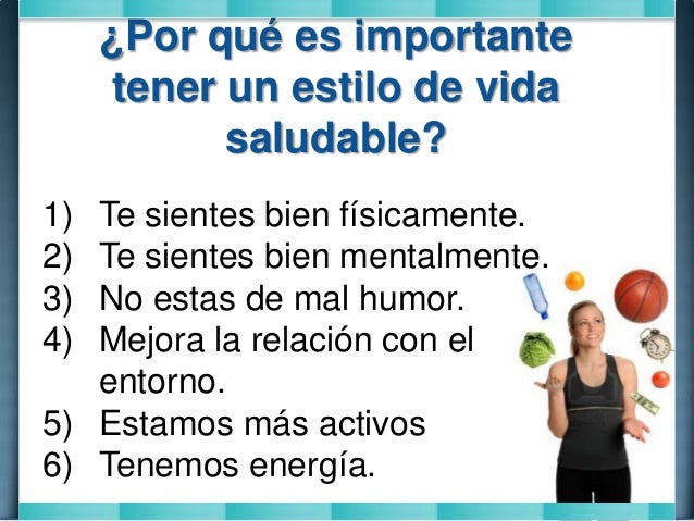 Estilos de vida saludable