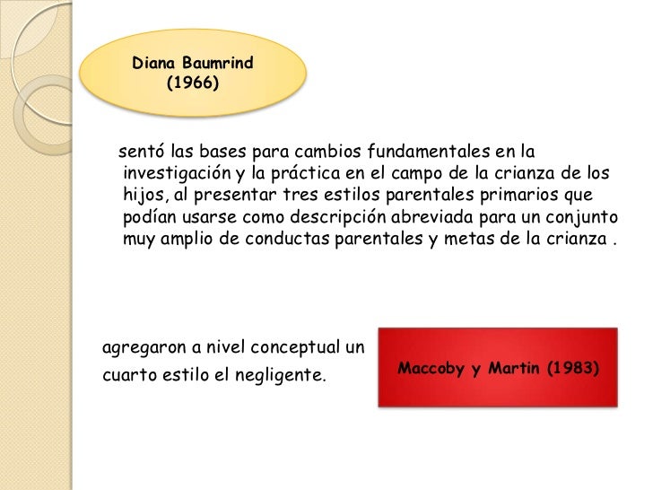 DIANA BAUMRIND ESTILOS PARENTALES PDF
