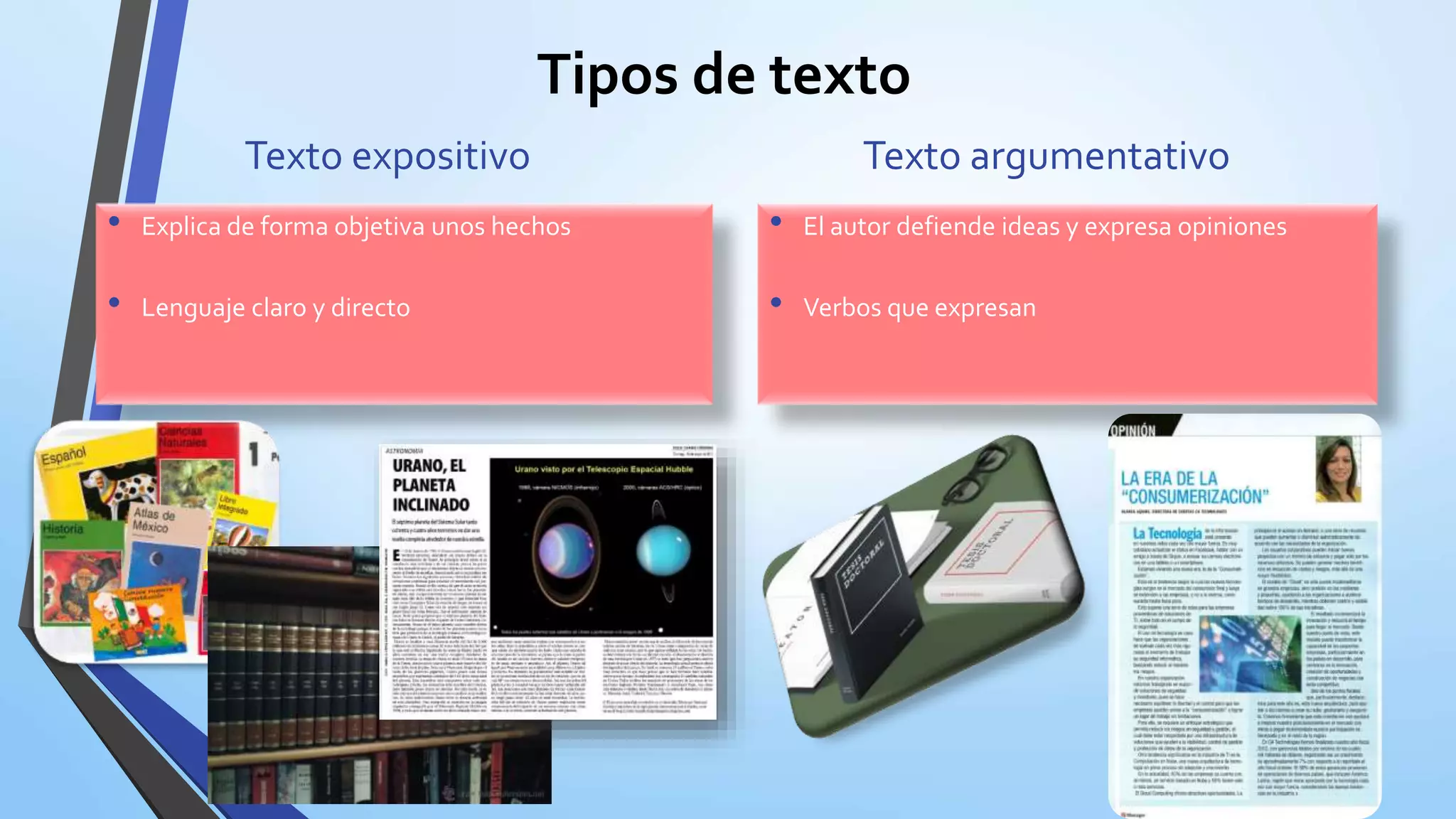 Estilos y tipos de texto. | PPT