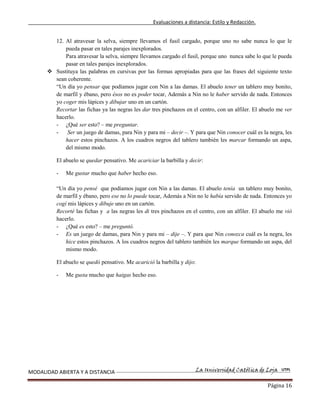 Estilo y redaccion  primer bimestre