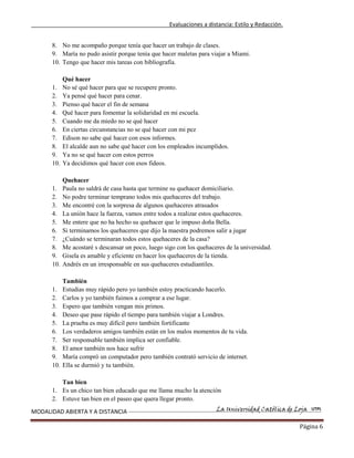 Estilo y redaccion  primer bimestre