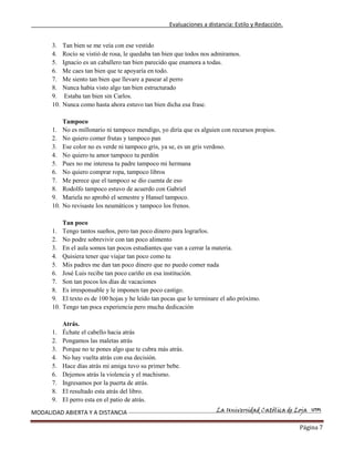 Estilo y redaccion  primer bimestre