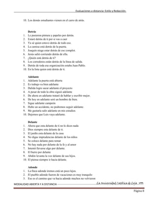 Estilo y redaccion  primer bimestre