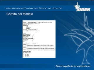 Corrida del Modelo 
 