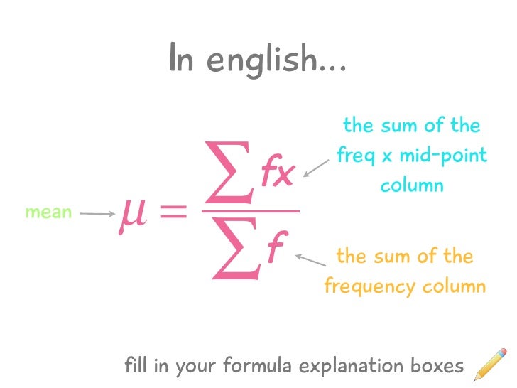 Estimated Mean Presentation