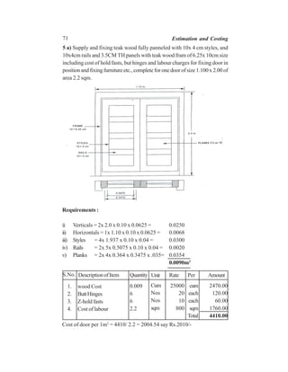 Estimating and-costing | PDF