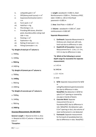 Estimating and costing complete note | PDF