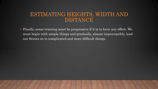 Heights Distance Project Estimating heights, width and distance | PPTX