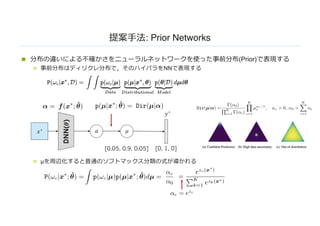 [DL輪読会]Estimating Predictive Uncertainty via Prior Networks | PDF