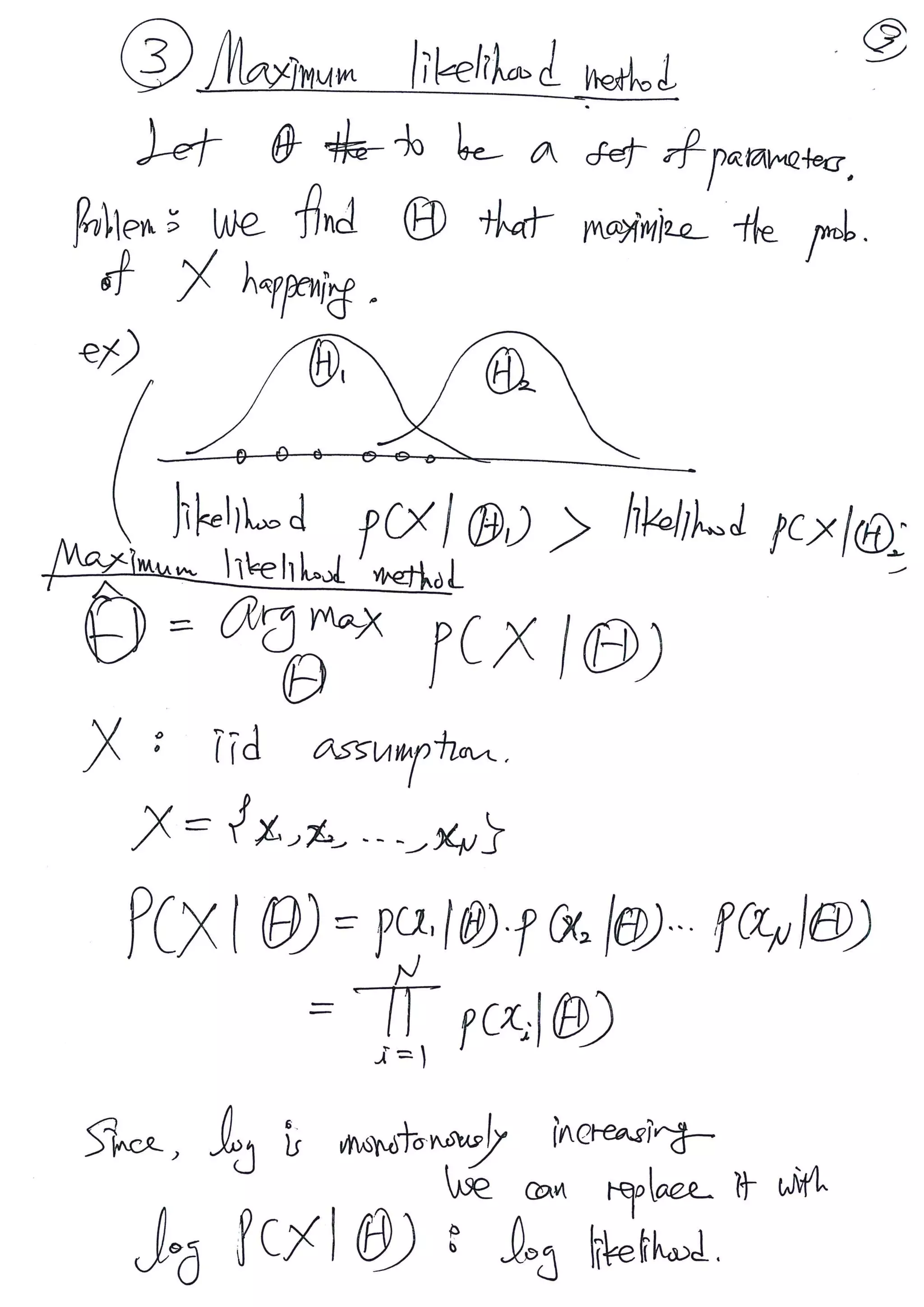 Estimating probability distributions