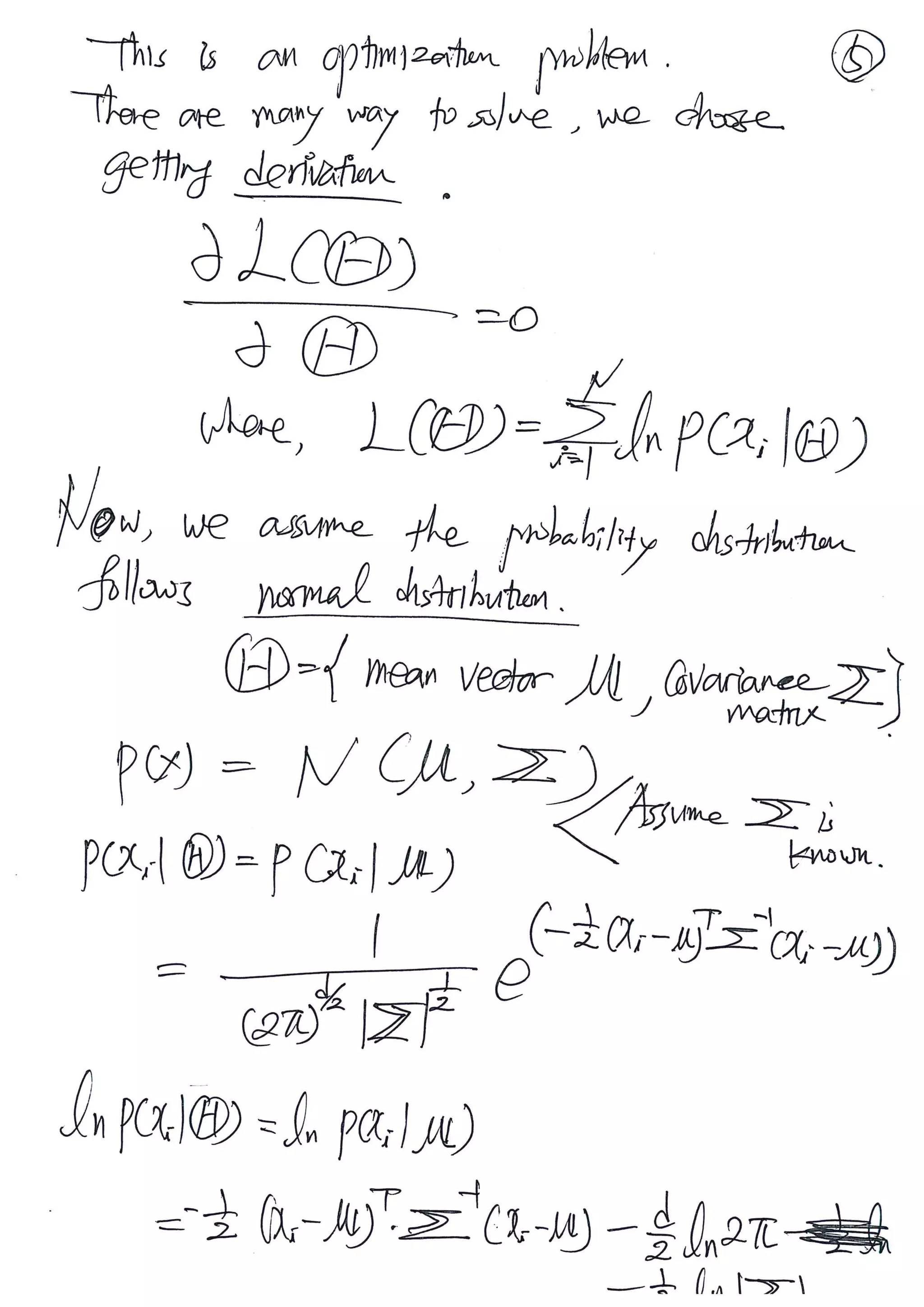 Estimating probability distributions