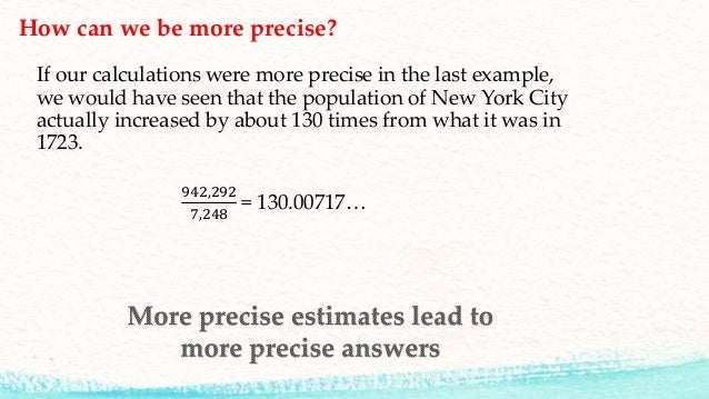 Estimating quantities