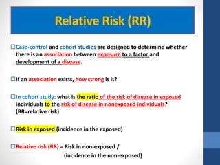 Relative Risk Fisher Estimating risk ,pptx | PDF