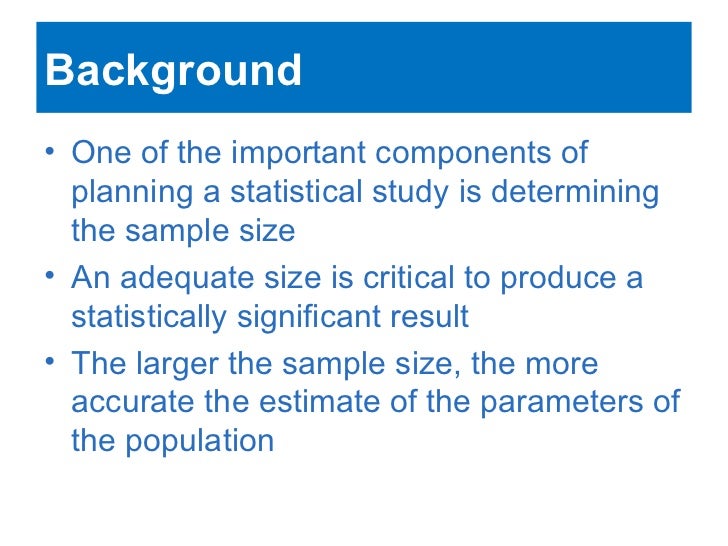 estimating sample size through simulations why is sample size important