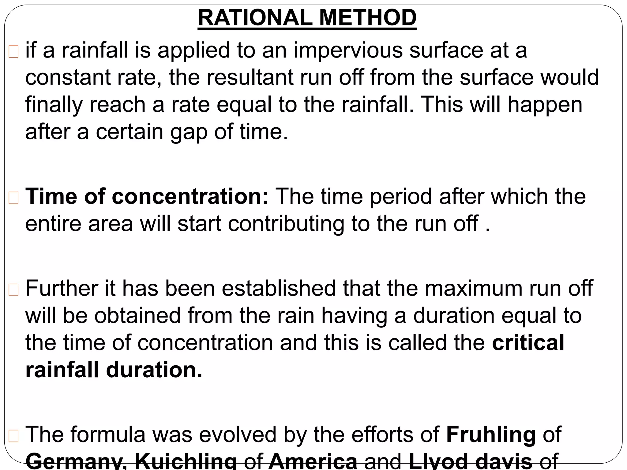 Estimating sewage discharge and peak drainage discharge | PPTX