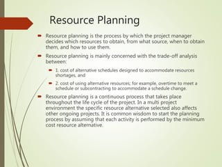 Estimating time and cost resoures | PPT