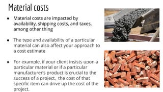 Estimating various types of estimating | PDF