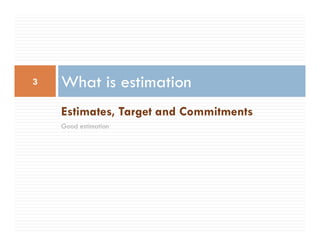 Software Estimation