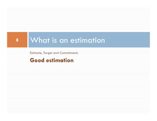 Software Estimation