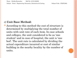Estimation, to make construction estimation | PPT