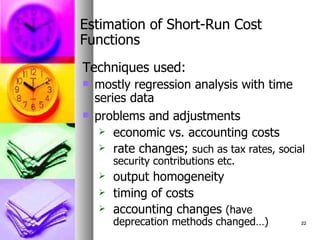 Estimation Of Production And Cost Function | PPT