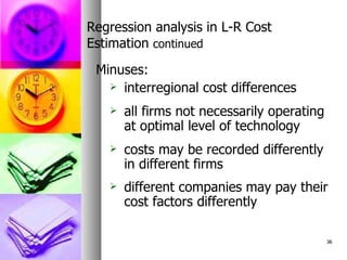 Estimation Of Production And Cost Function | PPT