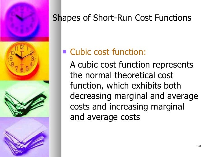 Estimation Of Production And Cost Function