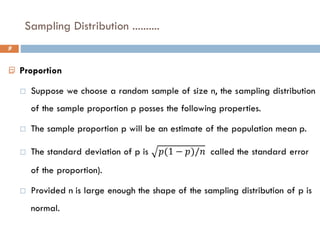 Sampling Distribution ..........
9

 