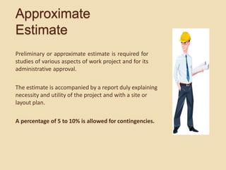 Estimation and Costing 