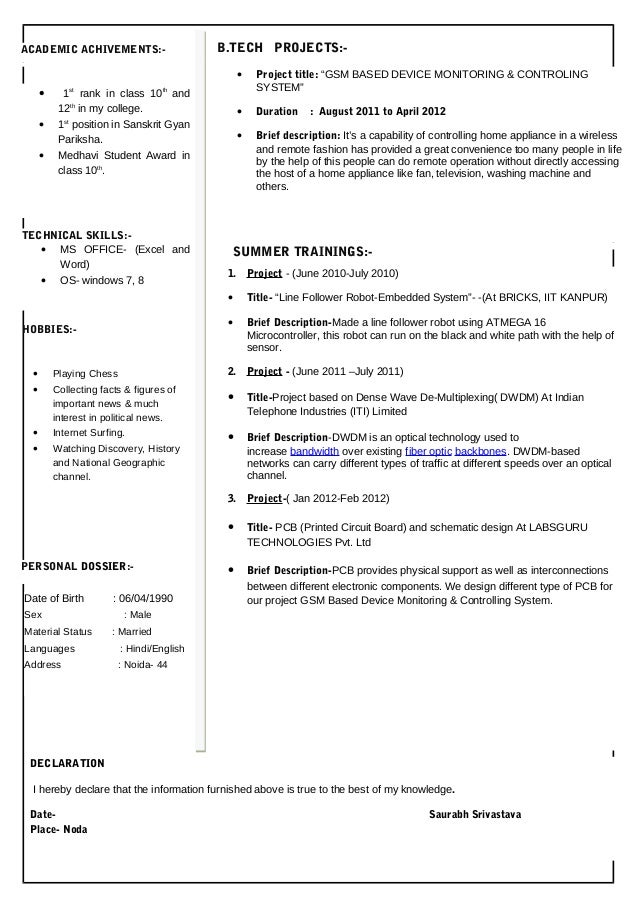 Resume For Estimation Engineer Electrical 3 Year Exp