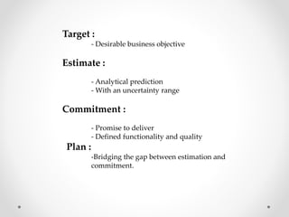 Estimation for software | PPTX