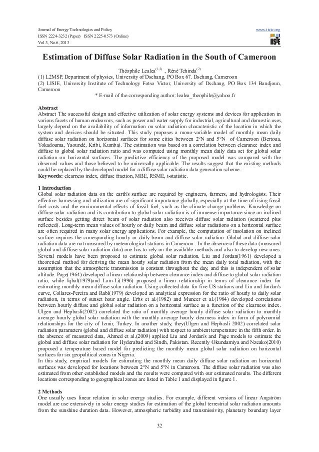 An Introduction To Solar Radiation An Introduction To Solar Radiation