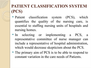Comprehensive Estimation of Nursing Staff Requirements Using Patient ...