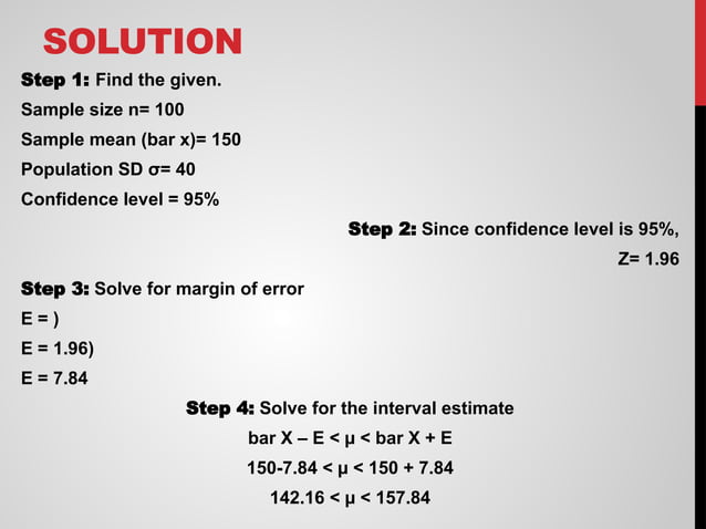 Estimation of parameters.pptx........... | PPTX