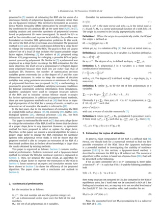 Estimation of region of attraction for polynomial nonlinear systems a ...