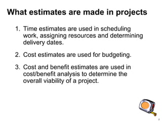 Pm Estimation Examples : Parametric Estimating: A Project Manager’s ...