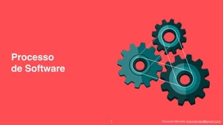 Eduardo Mendes (edumendes@gmail.com)
Processo 
de Software
5
 